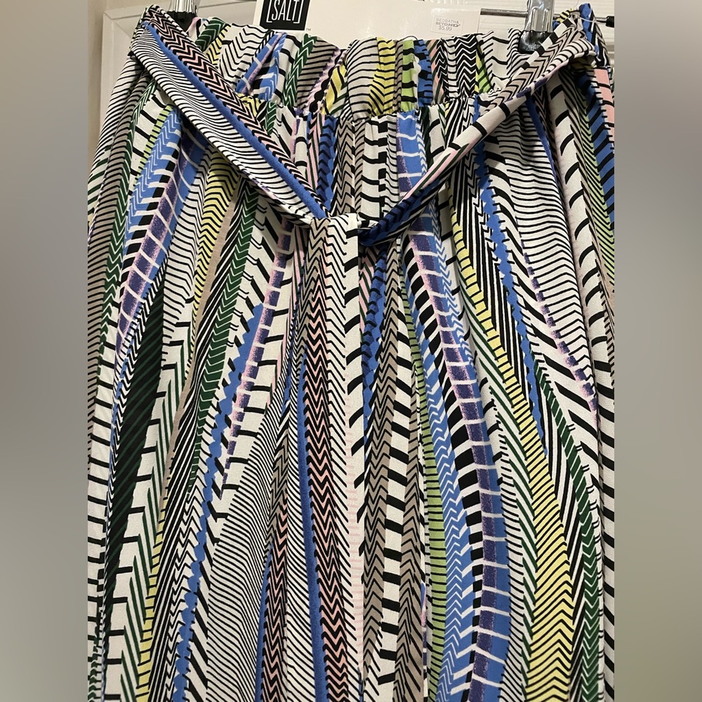 Printed flowy pant